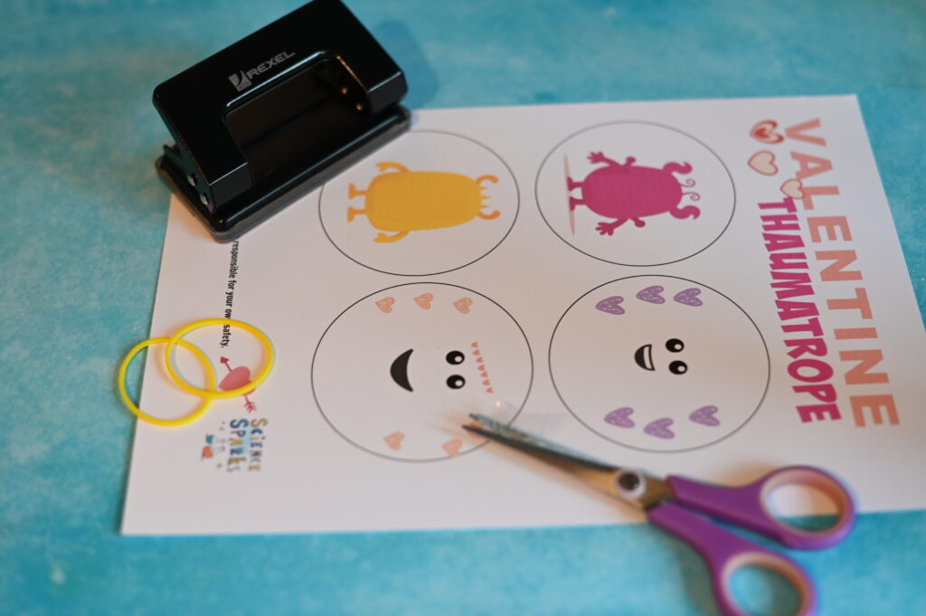 Love Monster Valentine Thaumatrope