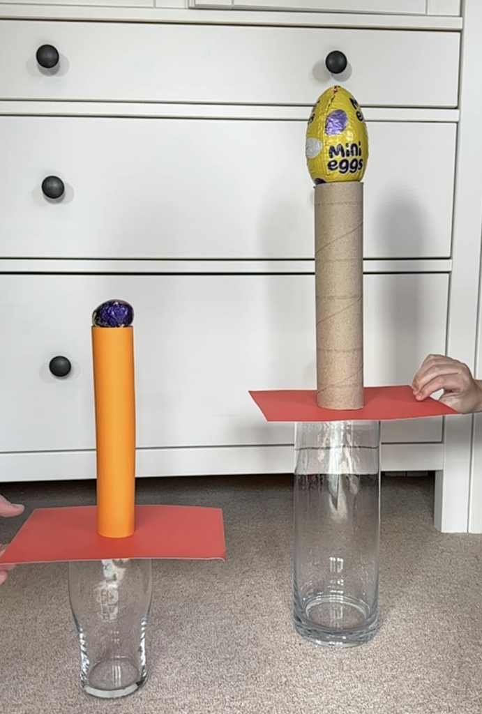 Exploring Newton’s First Law with Easter Eggs